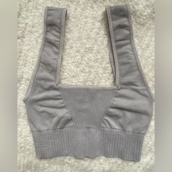 Free People Movement Good Karma Square Neck Crop Top Size Small NWOT - Picture 10 of 11